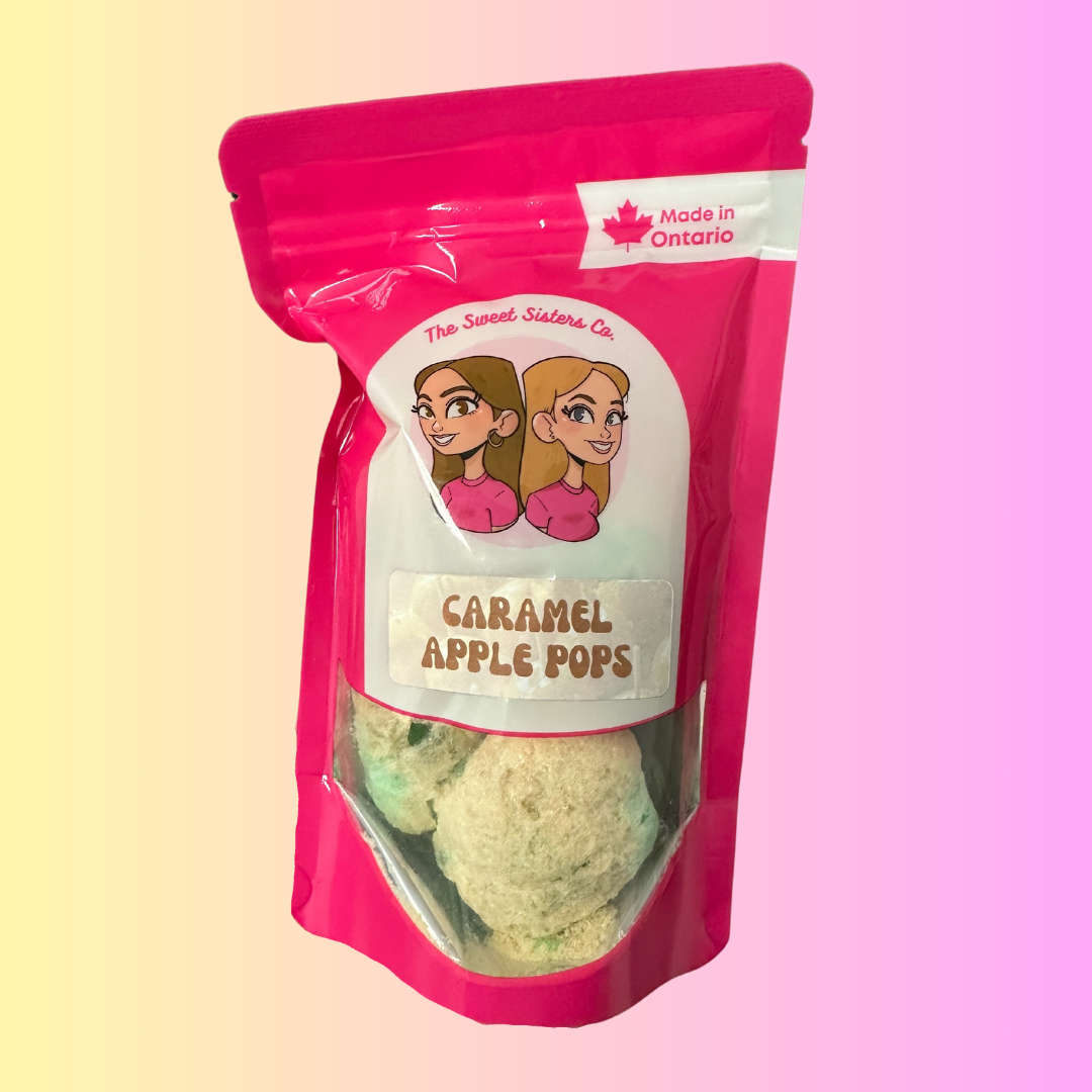 Freeze-Dried Caramel Apple Pops